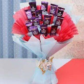 10 Dairy Milk Chocolate Bouquet - YuvaFlowers