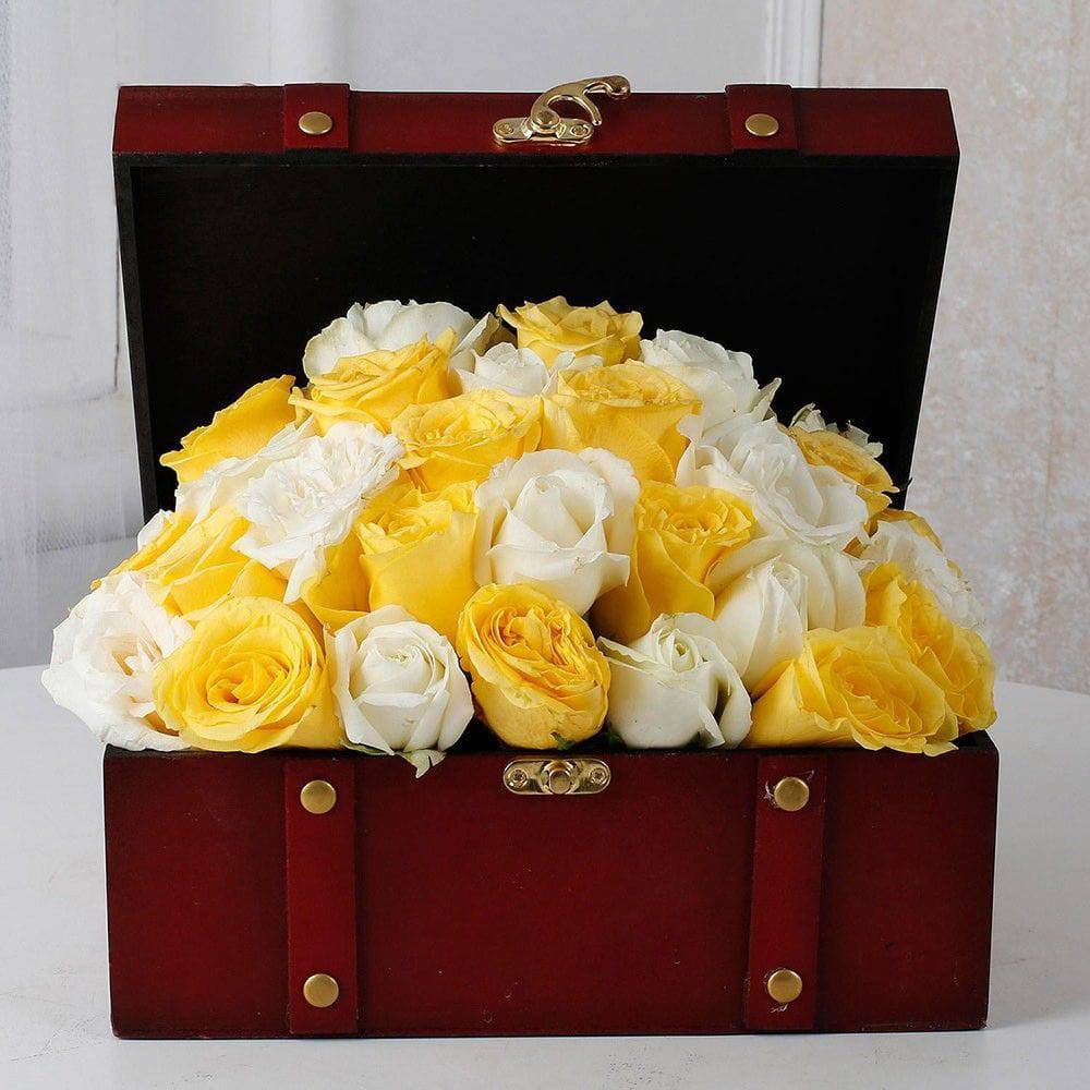 Beautiful Box Of Roses - YuvaFlowers