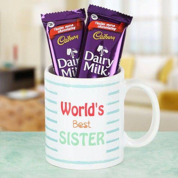 Best Sister Cadbury Combo - YuvaFlowers
