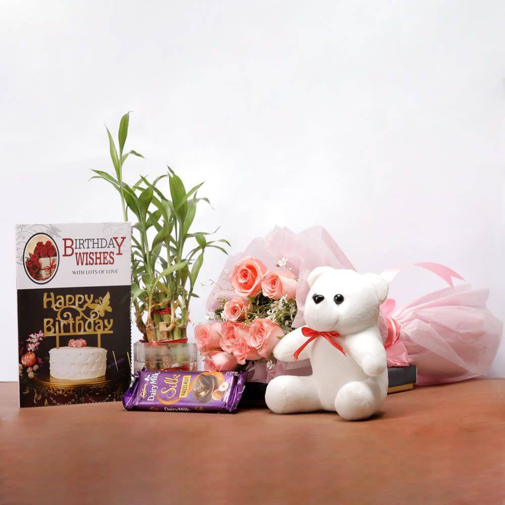 Blissful Gift Combo Wishes - YuvaFlowers