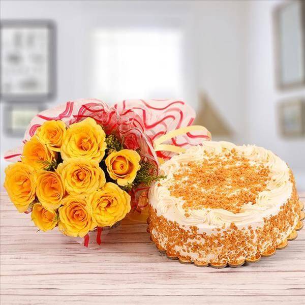 BRIGHT N BUTTERY - YuvaFlowers