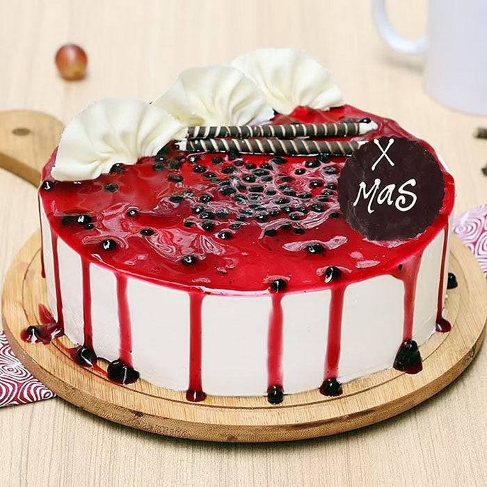 Christmas Blueberry Cakes - YuvaFlowers