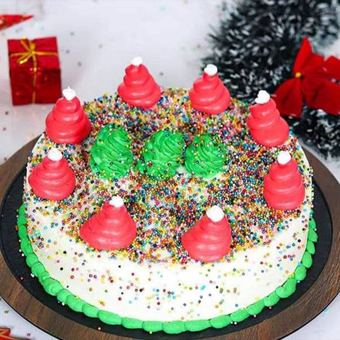 Christmas Special Tree Cake - YuvaFlowers