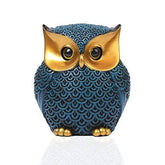 Classy Lucky Owl Resin Art Figure Showpiece -(Pack of 1, White) - YuvaFlowers