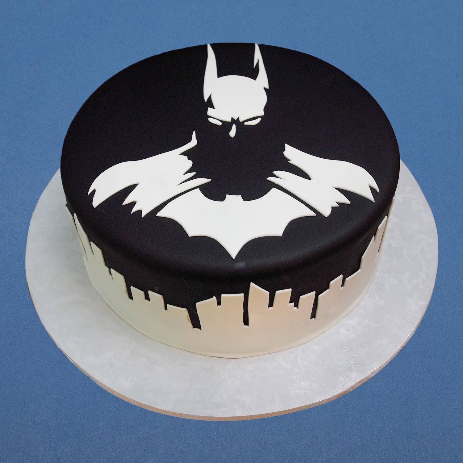 Crazy Batman Fondant Cake - Super Hero - YuvaFlowers