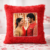 Red Fur Personalised Cushion