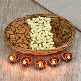 Dry Fruits and Diyas - YuvaFlowers