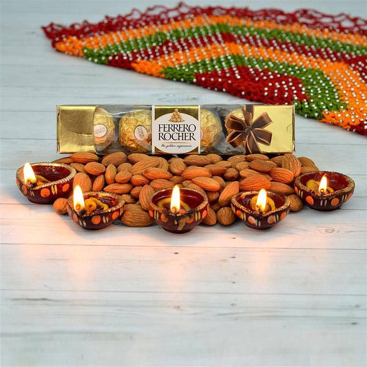 Ferrero Rocher Diwali Combo - YuvaFlowers
