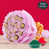 Ferrero Rocher & Gulal Combo - YuvaFlowers