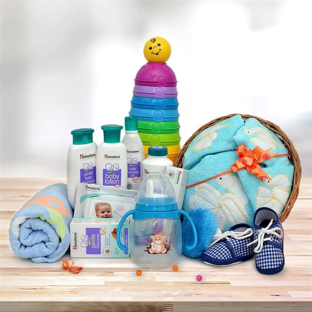 Gift Hamper For New Babies - YuvaFlowers
