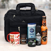 Portfolio Bag With Mesz Care Hamper