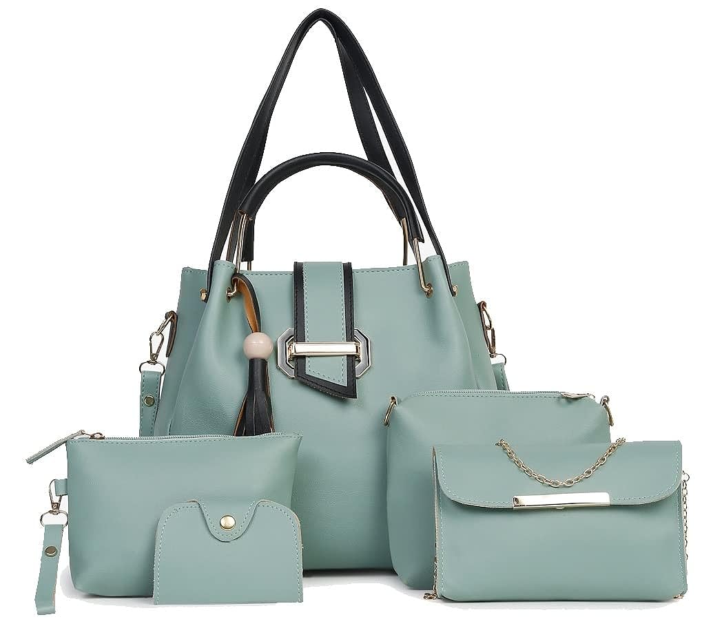 Handbag For Women And Girls COMBO SET OF 5 (Light5pc) - YuvaFlowers