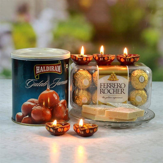 Kaju Barfi Diwali Hamper - YuvaFlowers