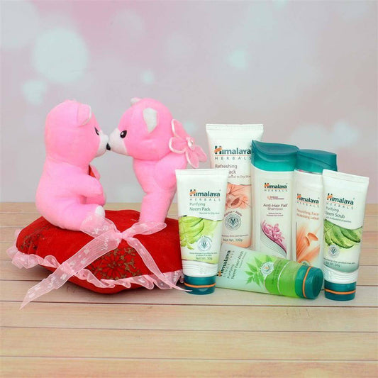 Kissing Teddy With Himalaya Cosmetics - YuvaFlowers