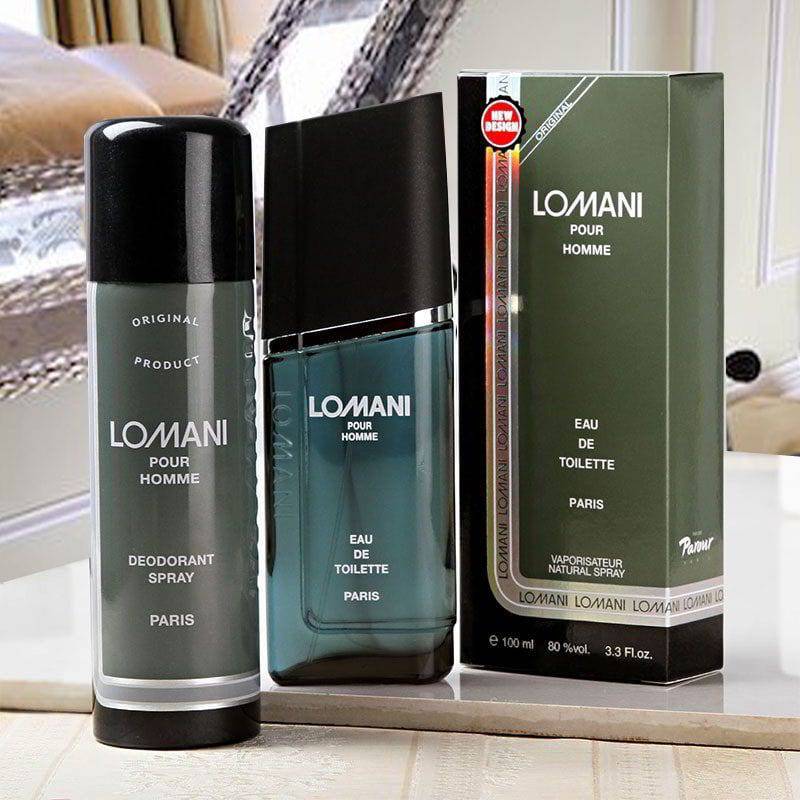 Buy LOMANI POUR HOMME GIFT SETOnline YuvaFlowers