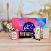 Maybeline Cosmetics Set, Celebration, Ferrero Rocher & Mug for Sister - YuvaFlowers