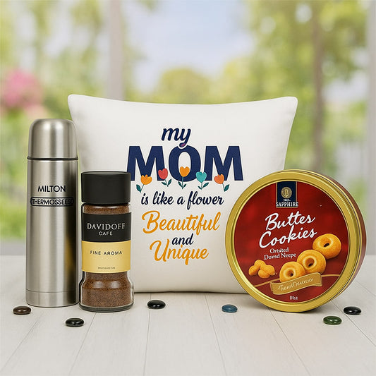 Mom Pillow with Davidoff Coffee Hamper