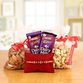 Nutty Chocolate Rakhi Surprise For Brother - YuvaFlowers