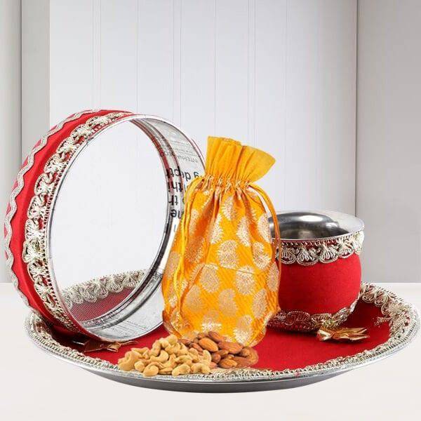 Perfect Hamper of Karwa Chauth - YuvaFlowers