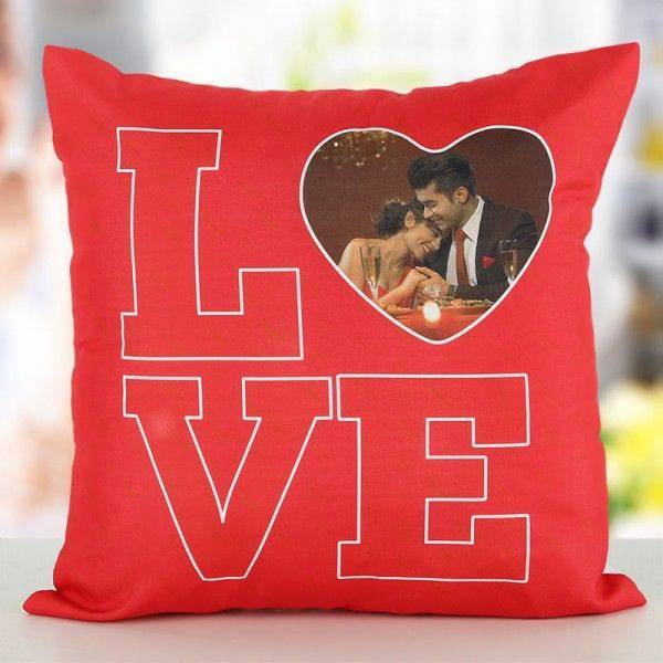 Personalised Love Cushion - YuvaFlowers