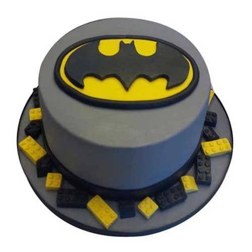 Round Batman Cake - YuvaFlowers