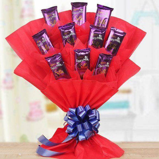 Silky Chocolate Bouquet - YuvaFlowers