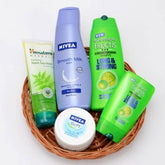 SKIN AND HAIR CARE HAMPER - YuvaFlowers