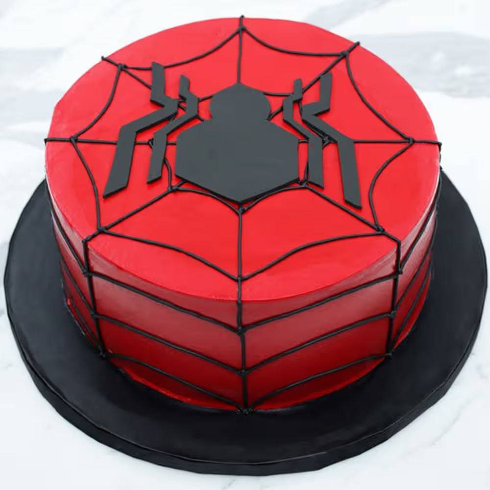 Spiderman Birthday Cake - Super Hero - YuvaFlowers