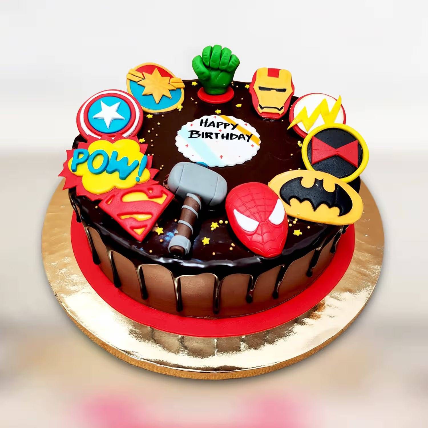 Super Hero Avengers Cake - Super Hero - YuvaFlowers