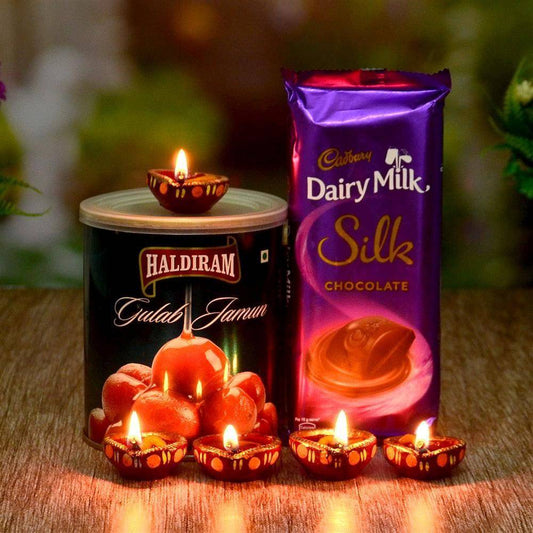 Sweet Mithai Combo Hamper - YuvaFlowers