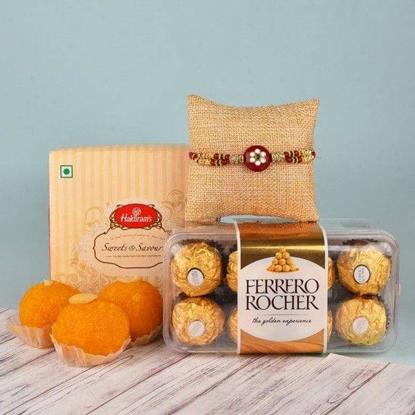 Thoughtful Rakhi Delight - YuvaFlowers