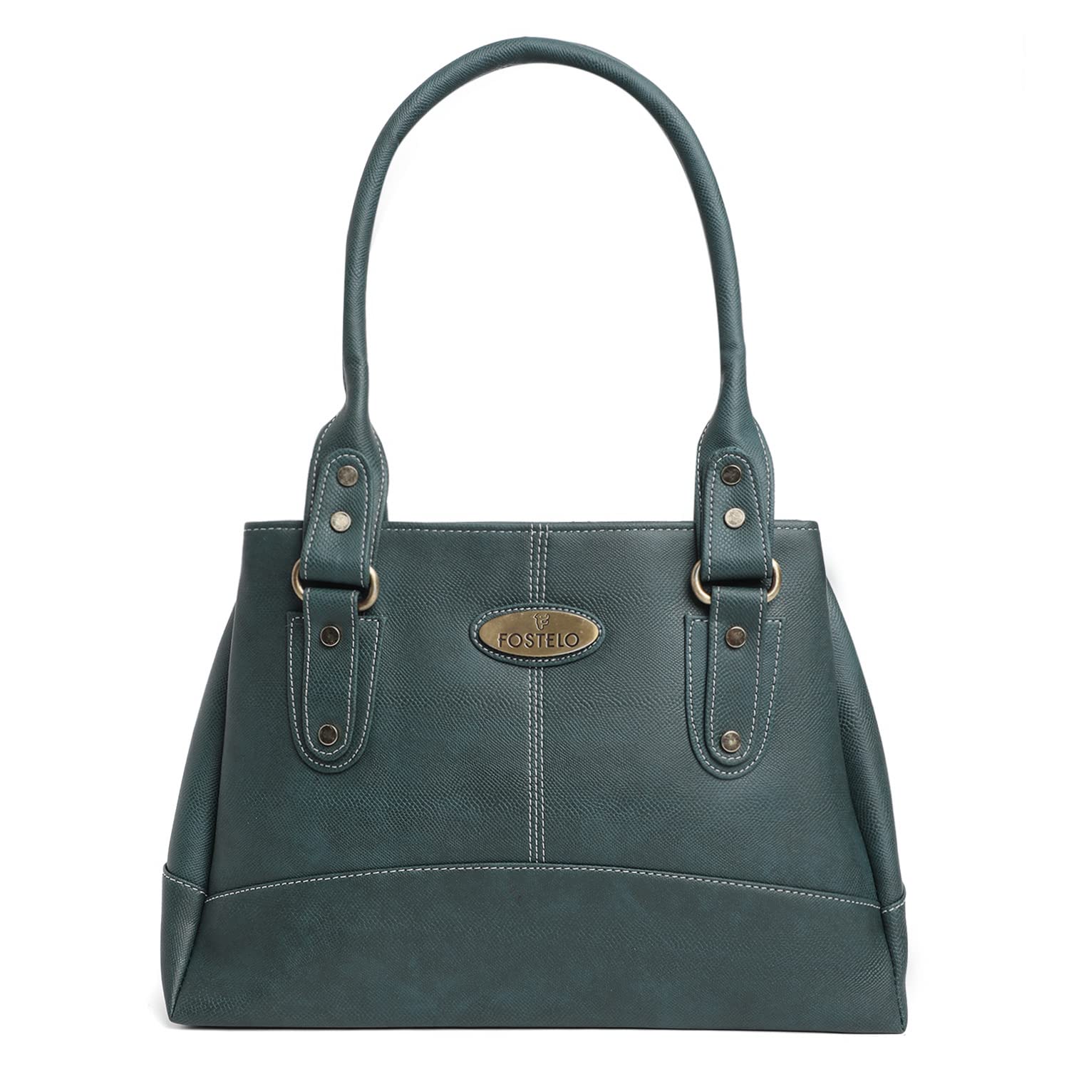 Women's Catlin Faux Leather Handbag (Large) - YuvaFlowers
