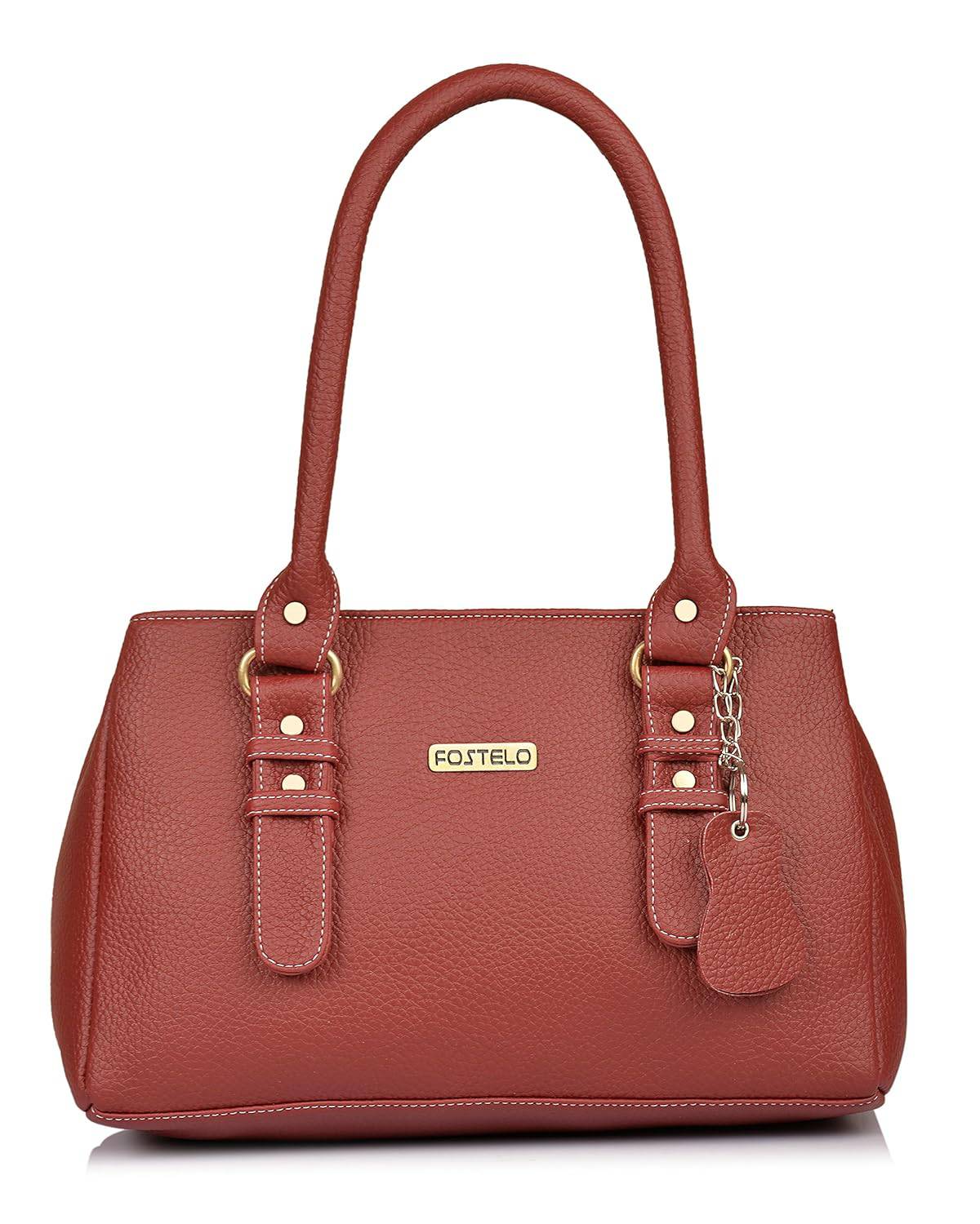 Women's Westside Faux Leather Handbag (Large) - YuvaFlowers