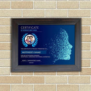 World Best Mom Personalized Certificate - YuvaFlowers