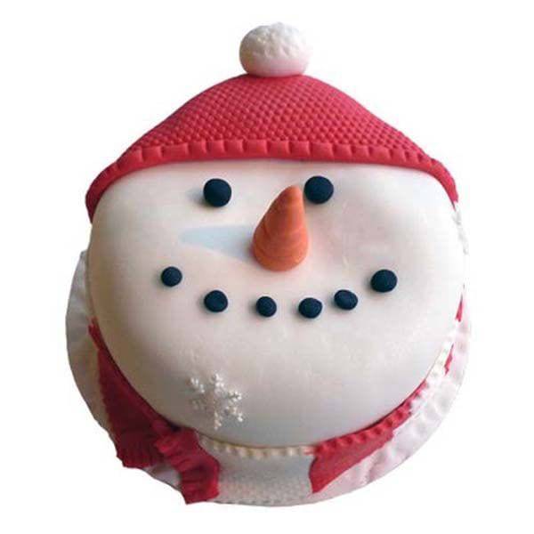 2 kg Happy Snowman Cake - YuvaFlowers
