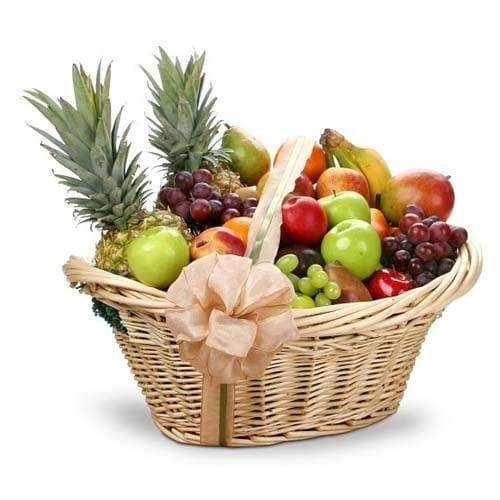 5 Kg Small Fresh Fruits Basket - YuvaFlowers