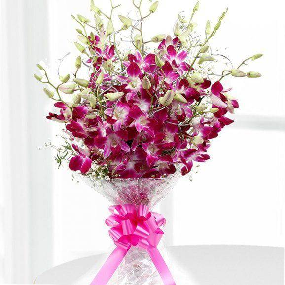 5 Orchid Bouquet - YuvaFlowers