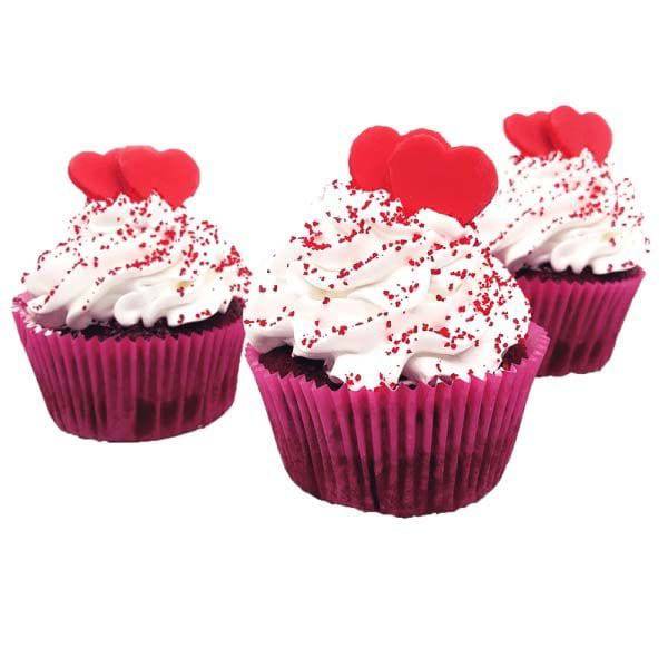 6 Red Velvet Cupcakes - YuvaFlowers