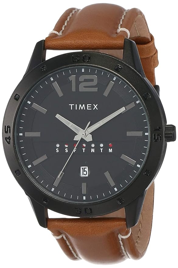 Timex Analog Black Dial Men's Watch-TW000U934 - YuvaFlowers