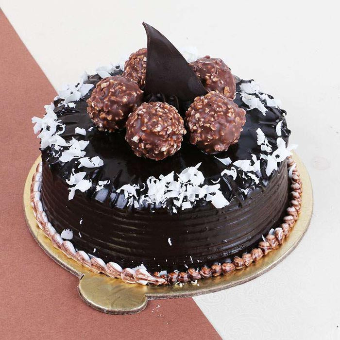 Ferrero Rocher Cream Cake - YuvaFlowers