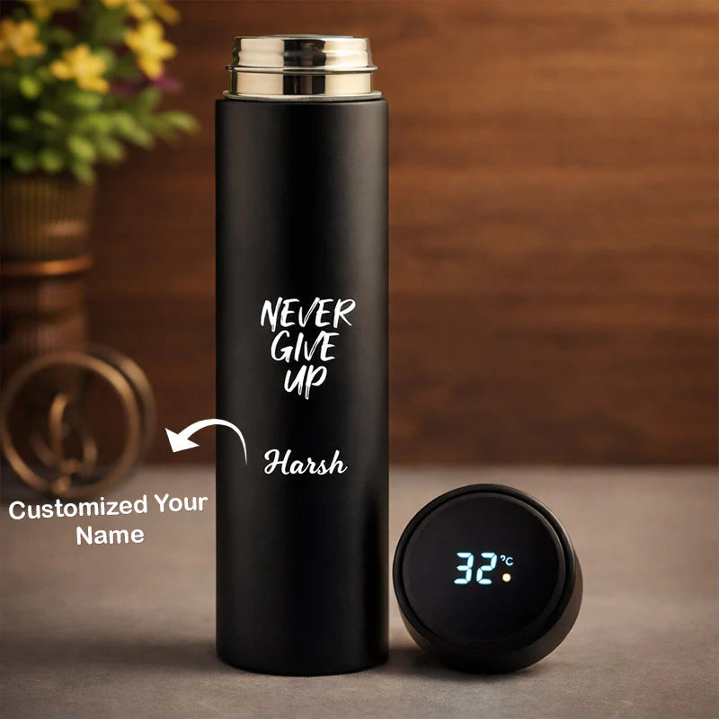 Motivational Led Temperature Smart Bottle
