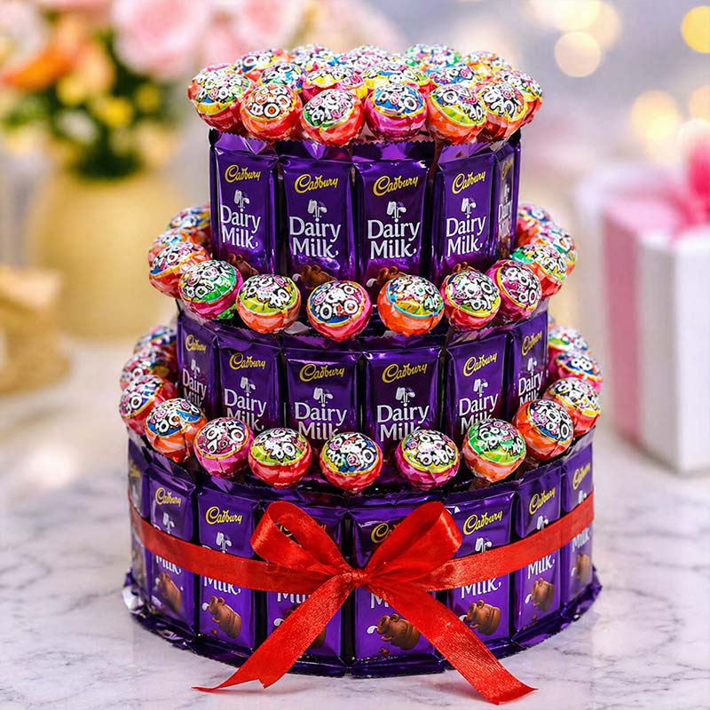 Choc n Pop 3 Tier Gift Hamper