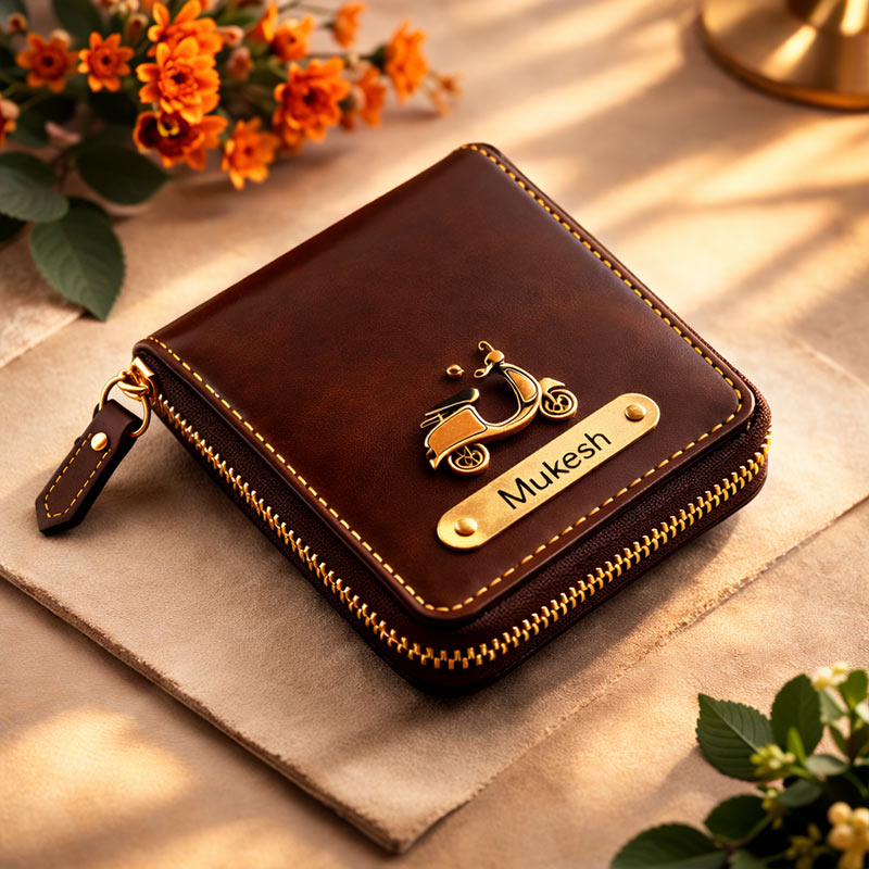 Customized Zipper Wallet