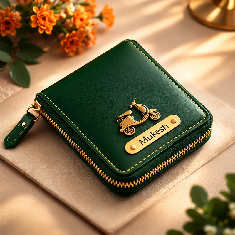 Customized Zipper Wallet