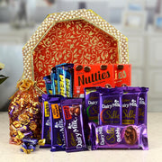 Choco Delight in Octagon Thali