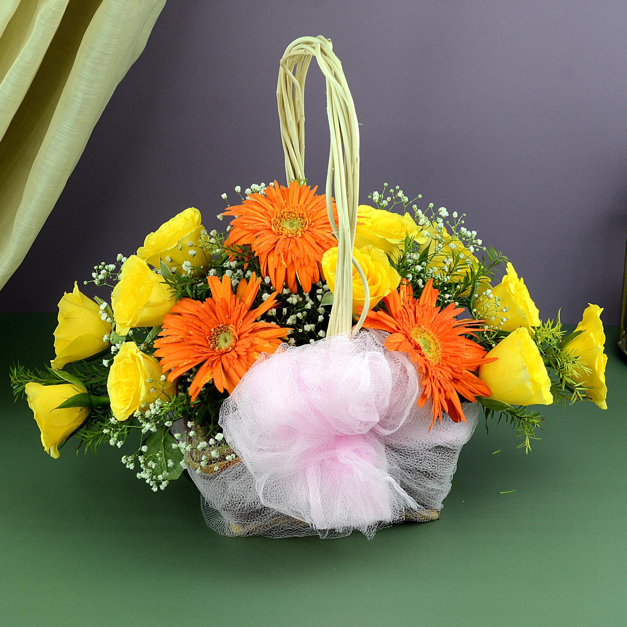 Hearty Blooms Basket 
