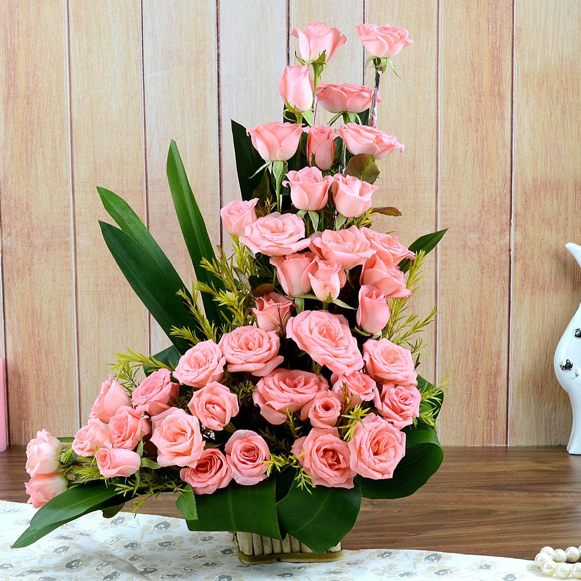Pink Blossom Basket