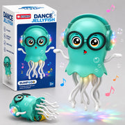 Glow Buddy Jellyfish Night Light Toy with Music & Headphones