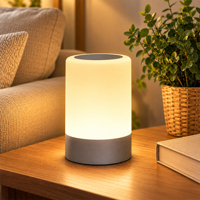 Modern Touch Control Dimmable LED Bedside Lamp
