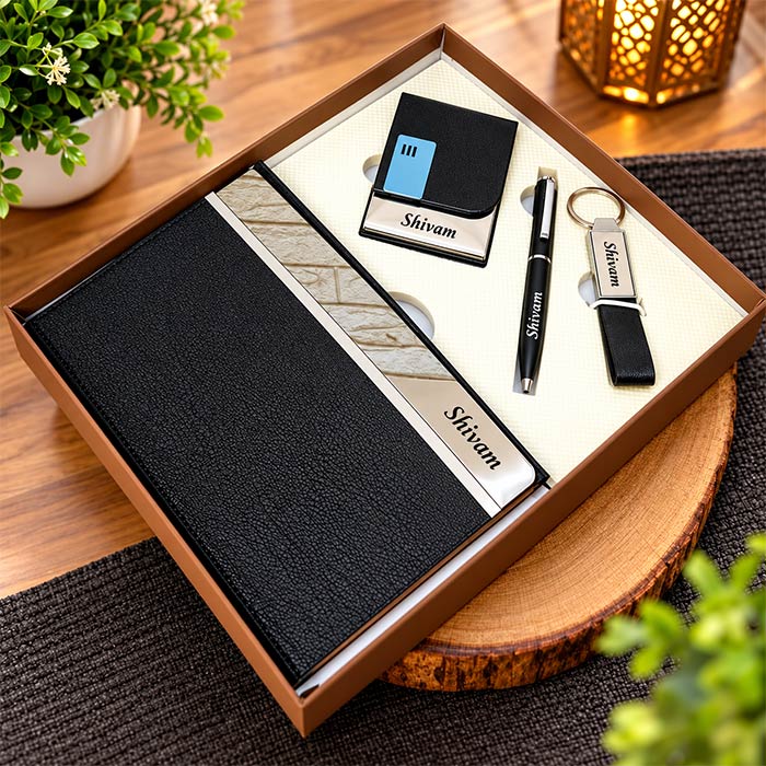 Personalized Business Gift Set – 4 Pieces